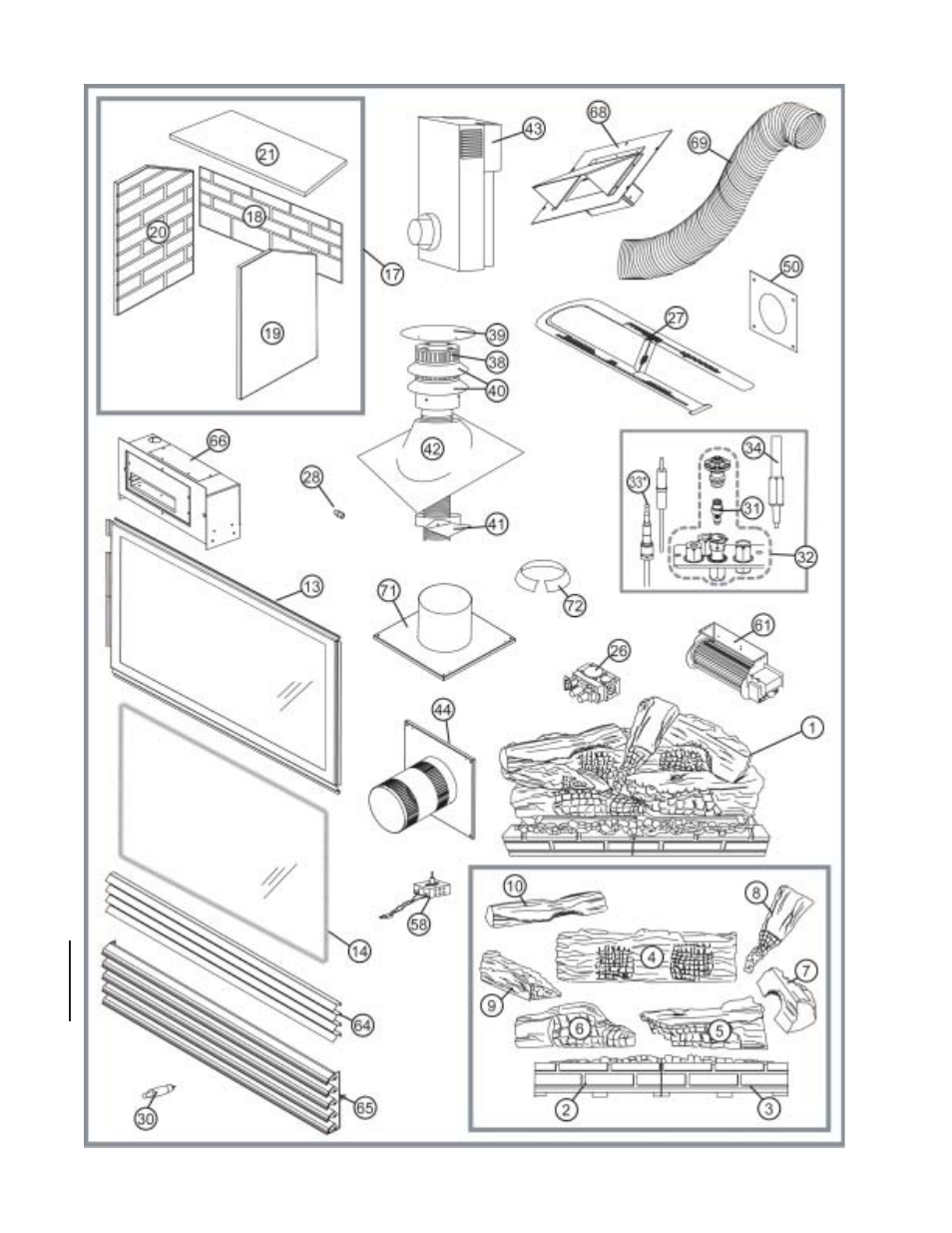 Napoleon Fireplaces GD45-P User Manual | Page 22 / 24