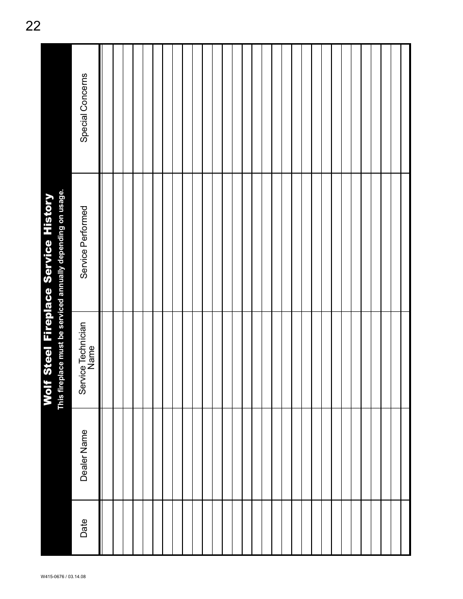 Napoleon Fireplaces NZ-26 User Manual | Page 22 / 24