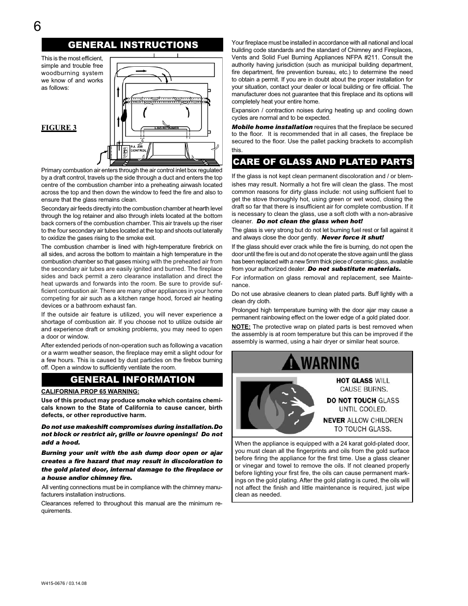 Napoleon Fireplaces NZ-26 User Manual | Page 6 / 24