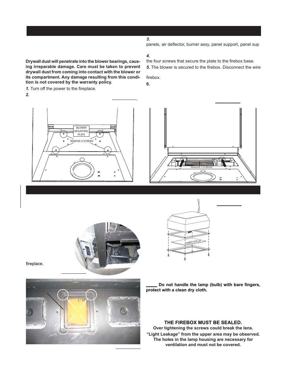 Blower replacement | Napoleon Fireplaces GD82NT User Manual | Page 18 / 34