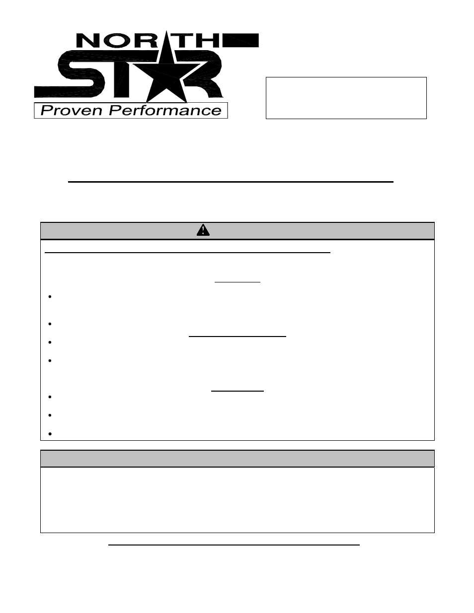 North Star M165957K User Manual | 44 pages