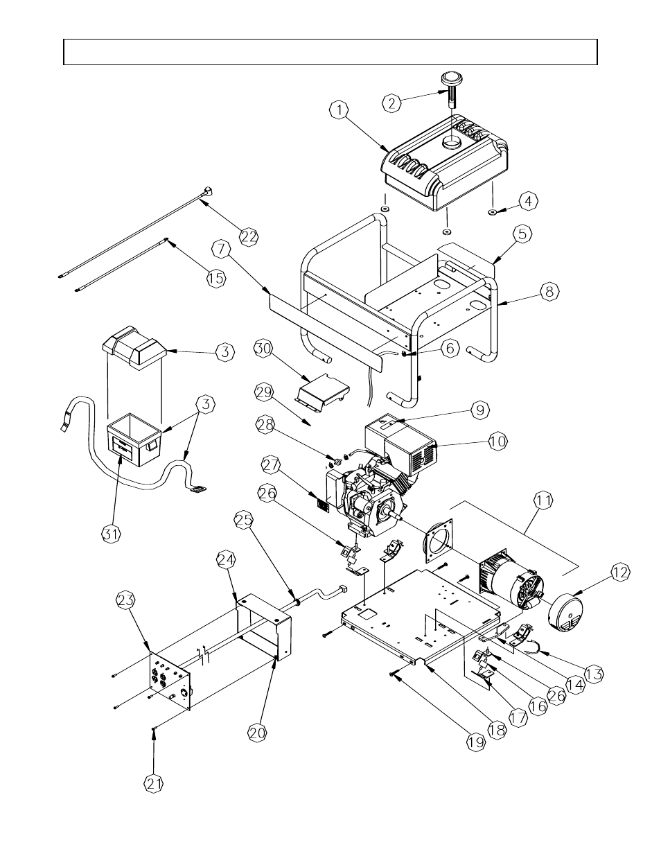 Parts, Generator exploded view rev – n | North Star M165957K User Manual | Page 38 / 44