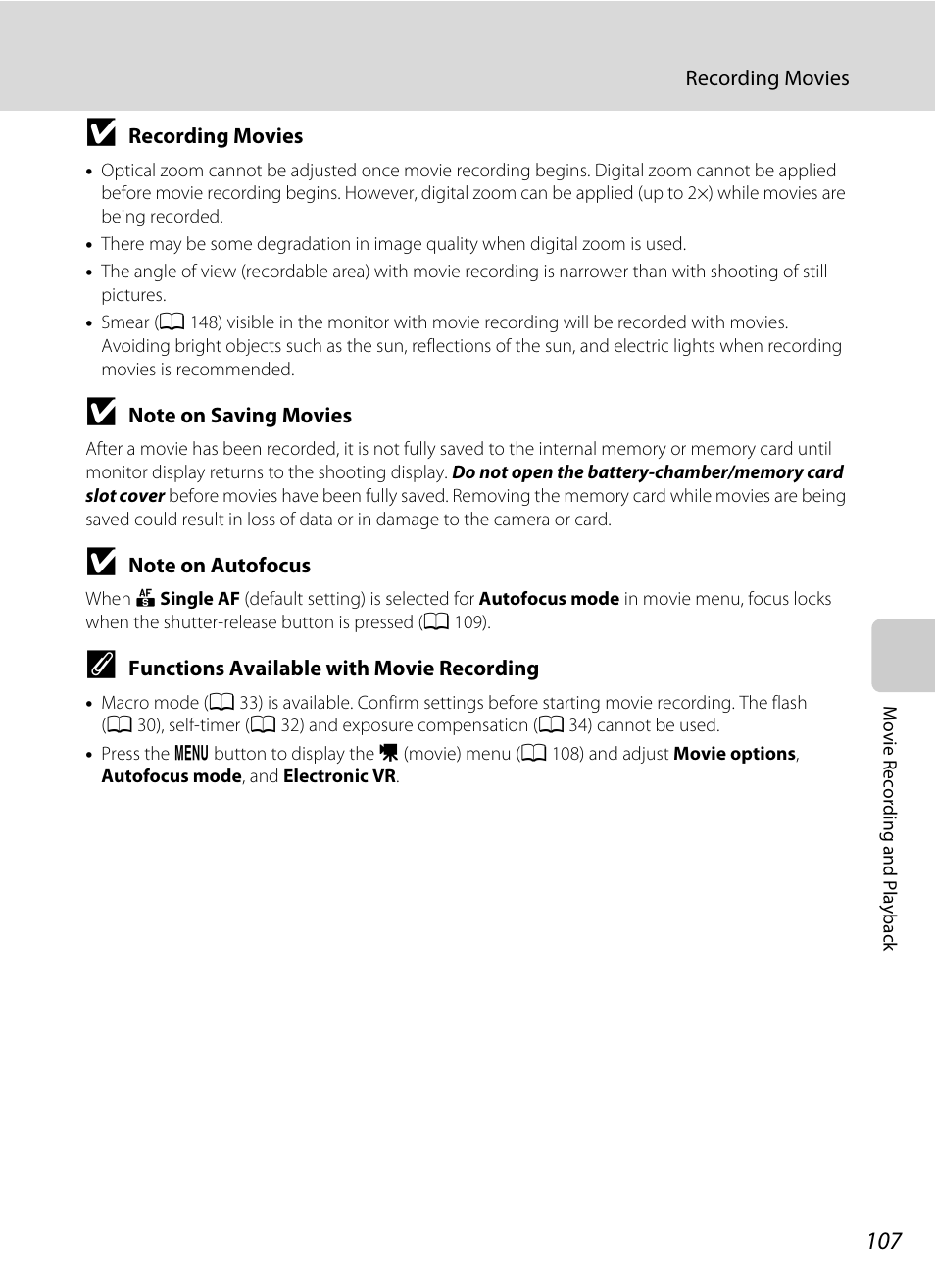 Nikon S205 User Manual | Page 119 / 184