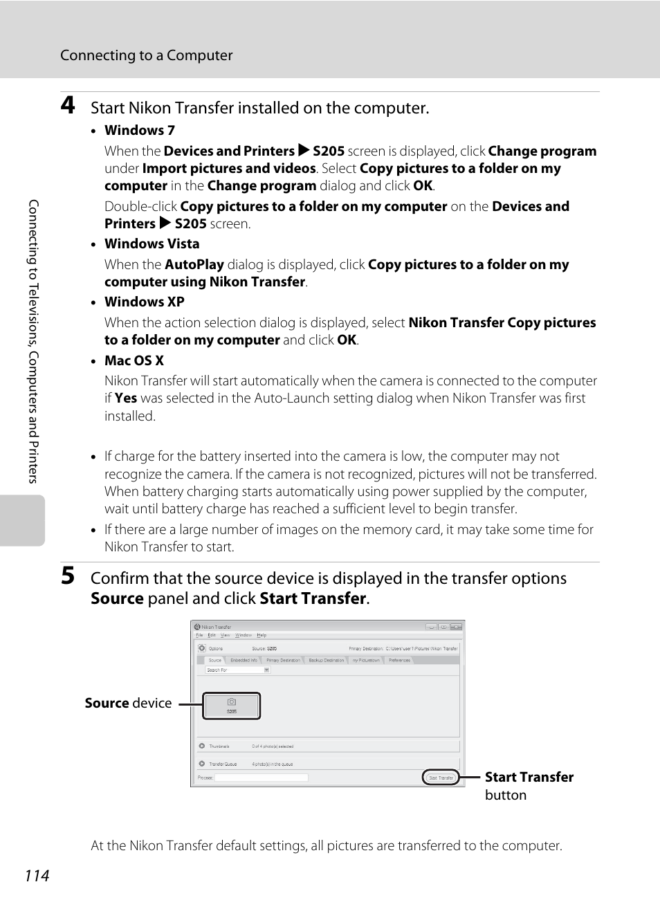 Nikon S205 User Manual | Page 126 / 184