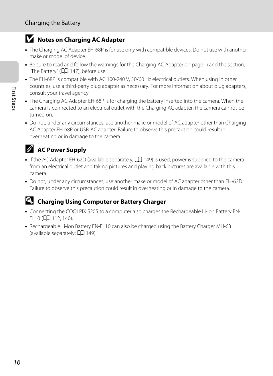 Nikon S205 User Manual | Page 28 / 184