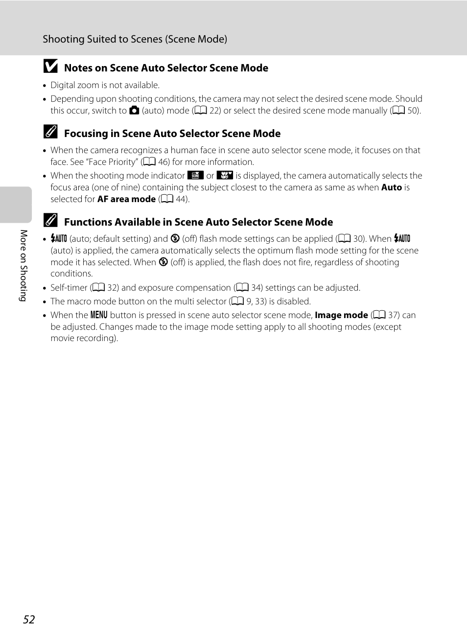 Nikon S205 User Manual | Page 64 / 184