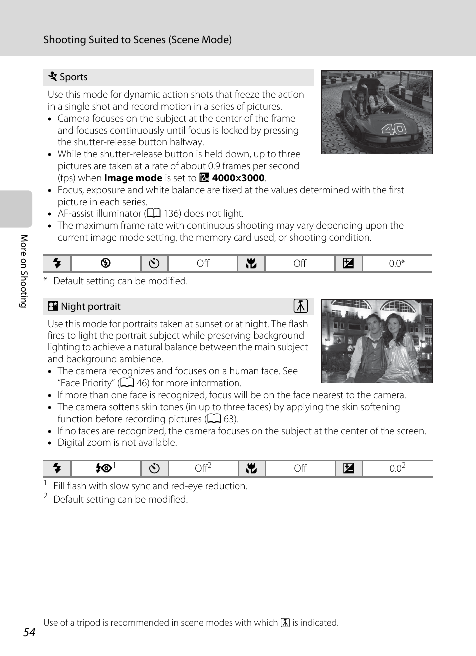 A 54) | Nikon S205 User Manual | Page 66 / 184