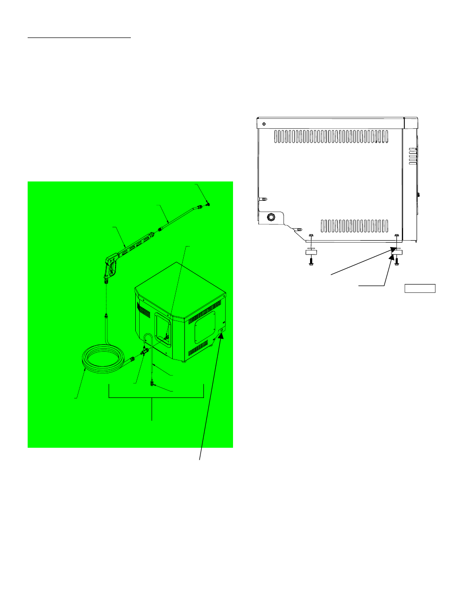 Ii.) assembly instructions, Rubber feet brace | North Star M157304E User Manual | Page 6 / 19