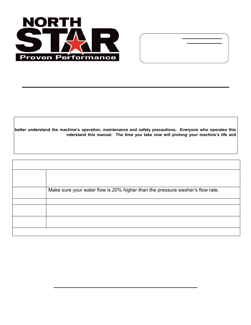 North Star M157305H User Manual | 34 pages