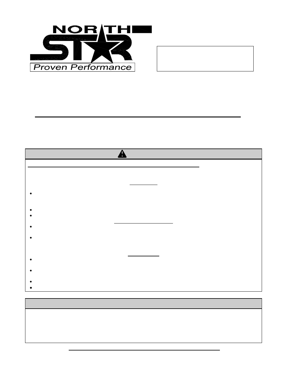 North Star M165939J User Manual | 50 pages