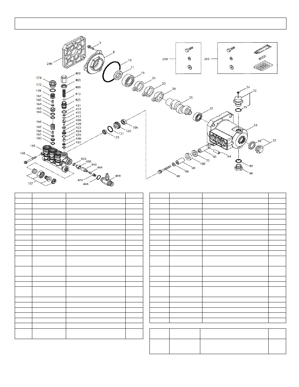 Cat 4dnx pump exploded view | North Star MA 1578111D User Manual | Page 22 / 46