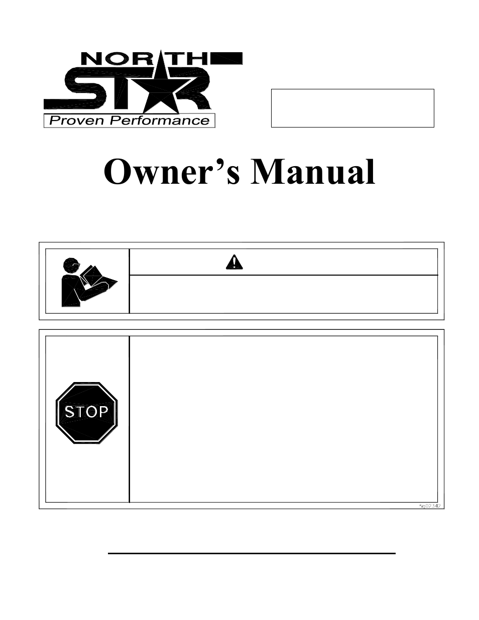 North Star M1573001A User Manual | 30 pages