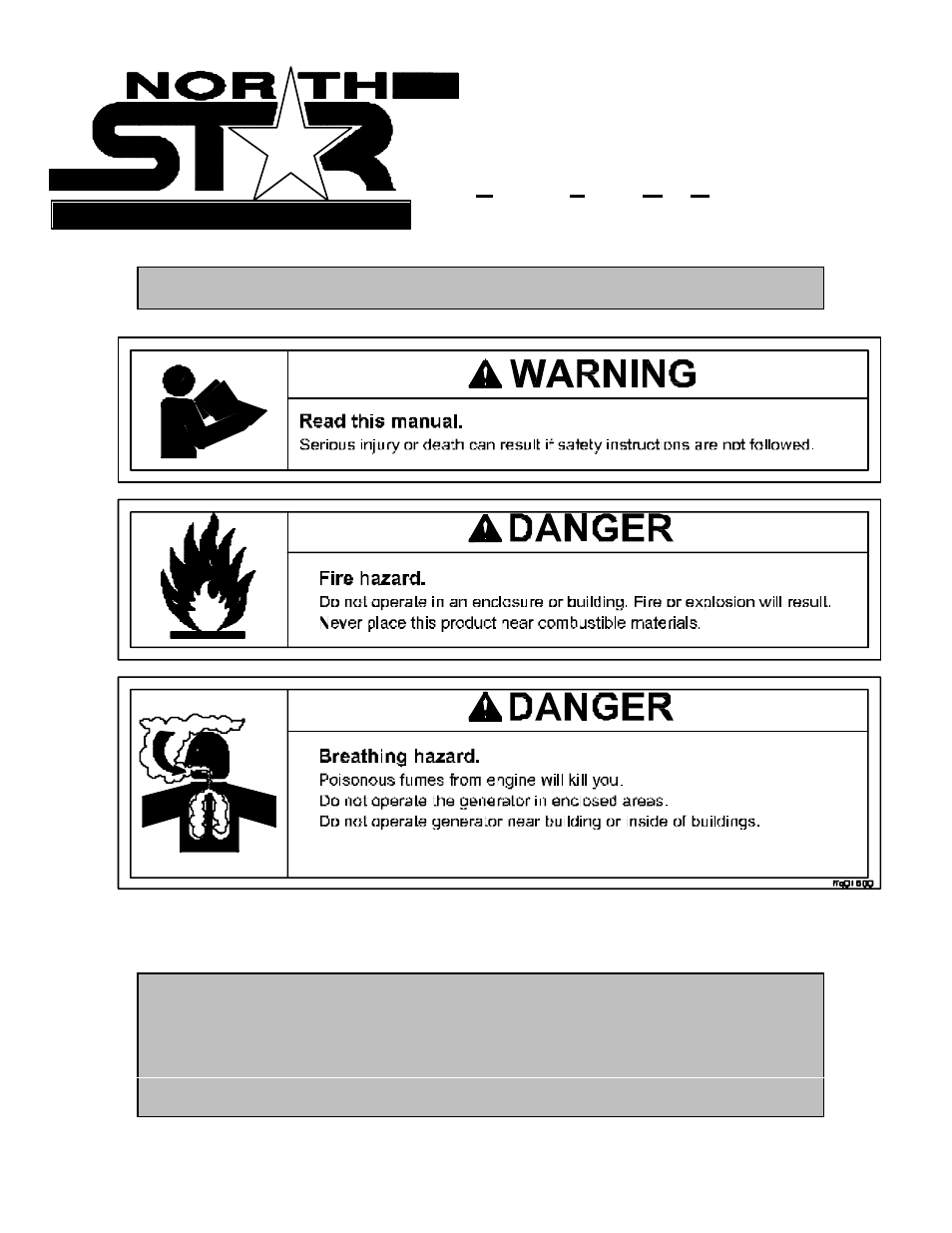 North Star 27500 User Manual | 10 pages