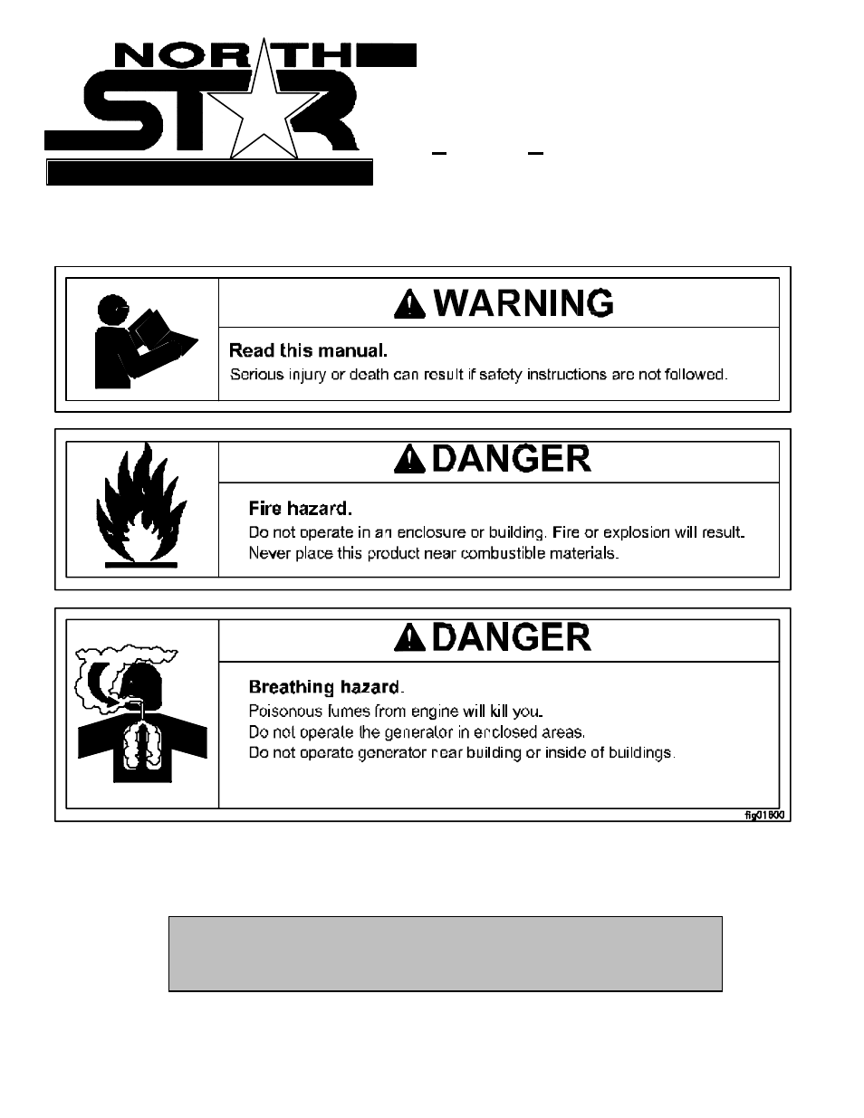 North Star 5000 PG User Manual | 10 pages