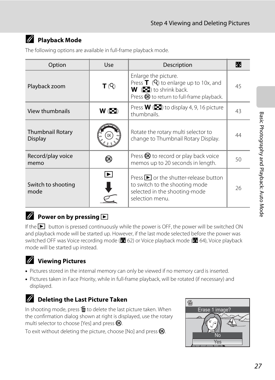 Nikon S510 User Manual | Page 39 / 148