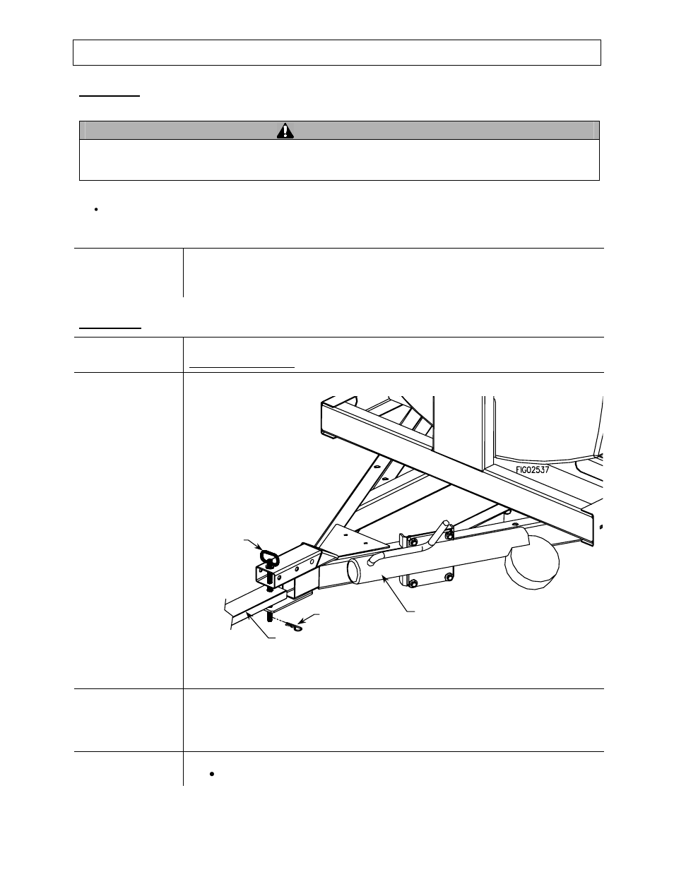 Operation – using the trailer kit, Step one. inspect/repair, Warning | Step two: tow the trailer sprayer | North Star M268175D User Manual | Page 14 / 16