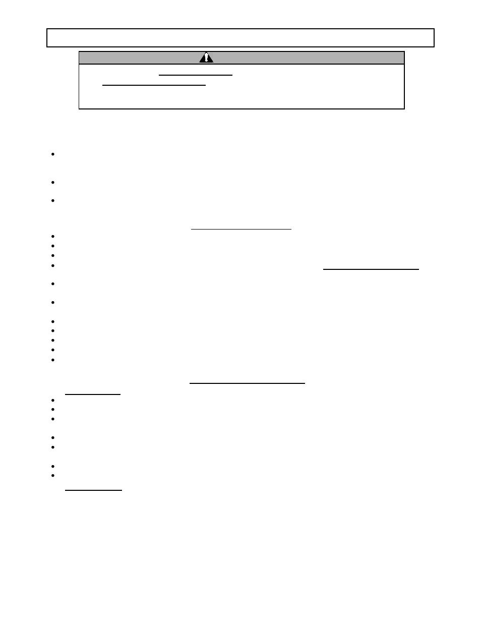 Summary of important safety information, Warning, During assemb ly | During operation | North Star MTBSL User Manual | Page 5 / 35