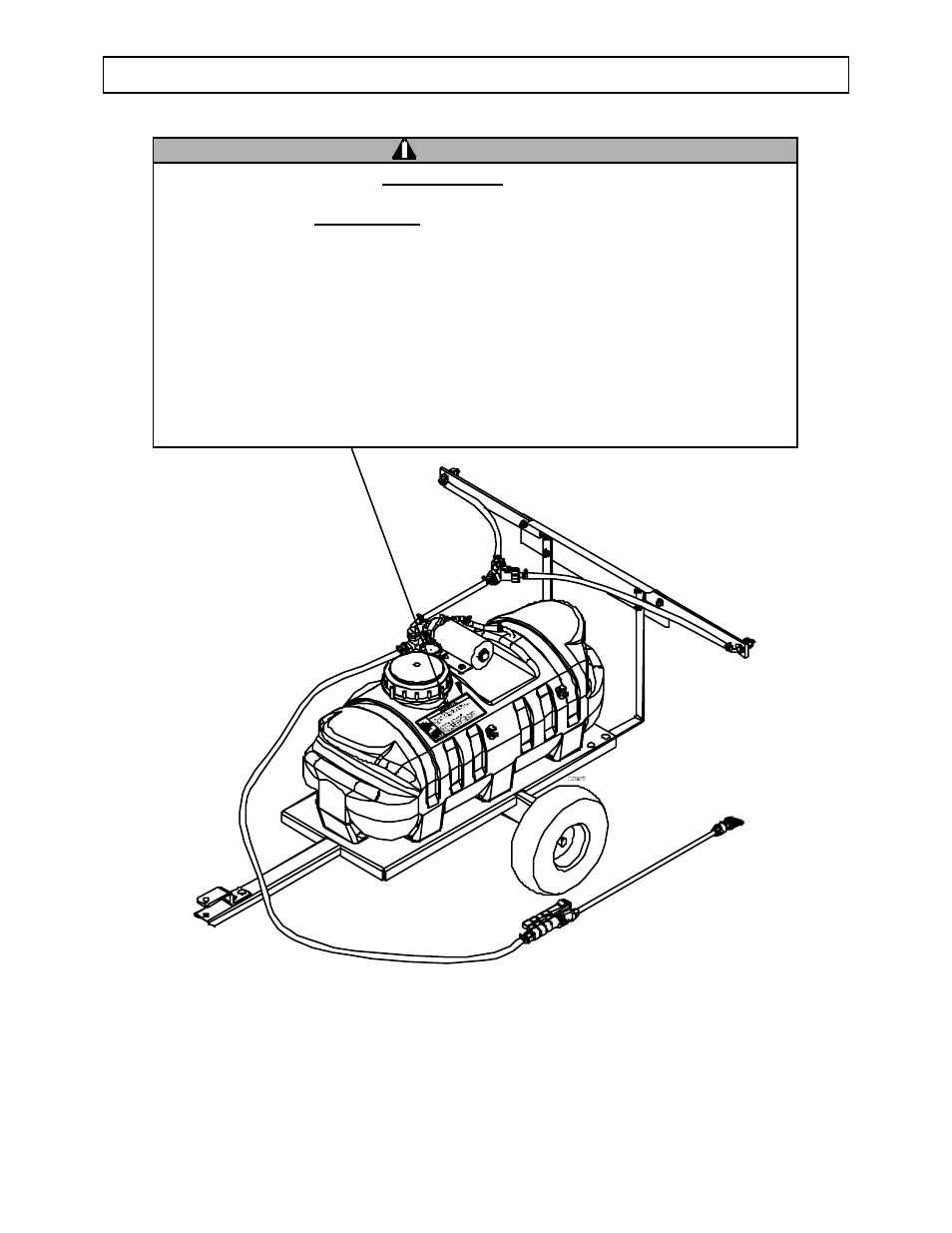 Warning label location, Warning | North Star MTBSL User Manual | Page 7 / 35