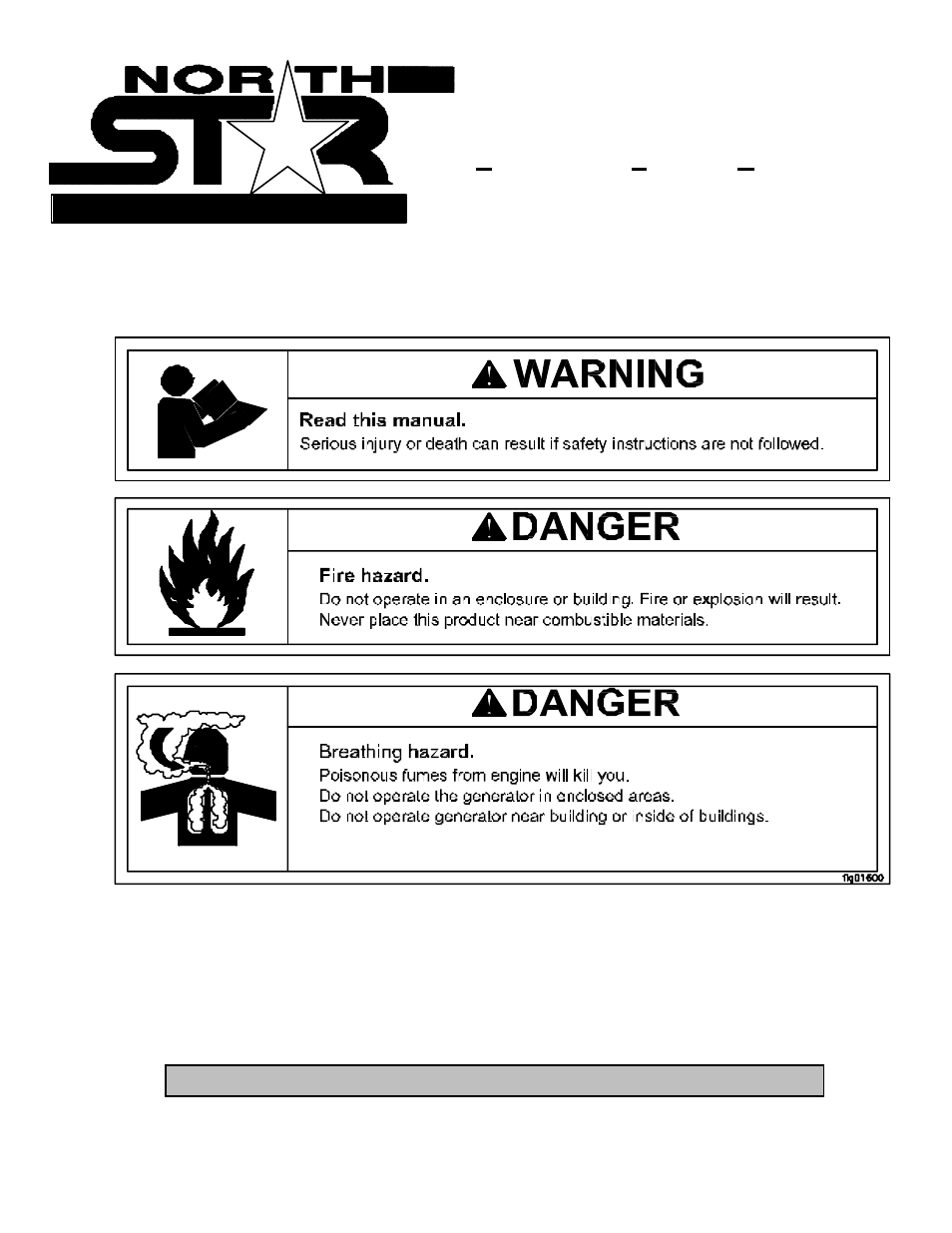 North Star 5500 User Manual | 10 pages