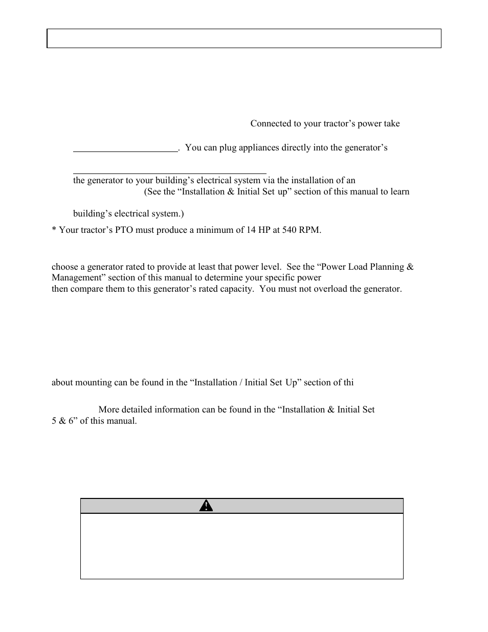 About your generator, Read this manual, Warning | North Star M165951C User Manual | Page 4 / 40