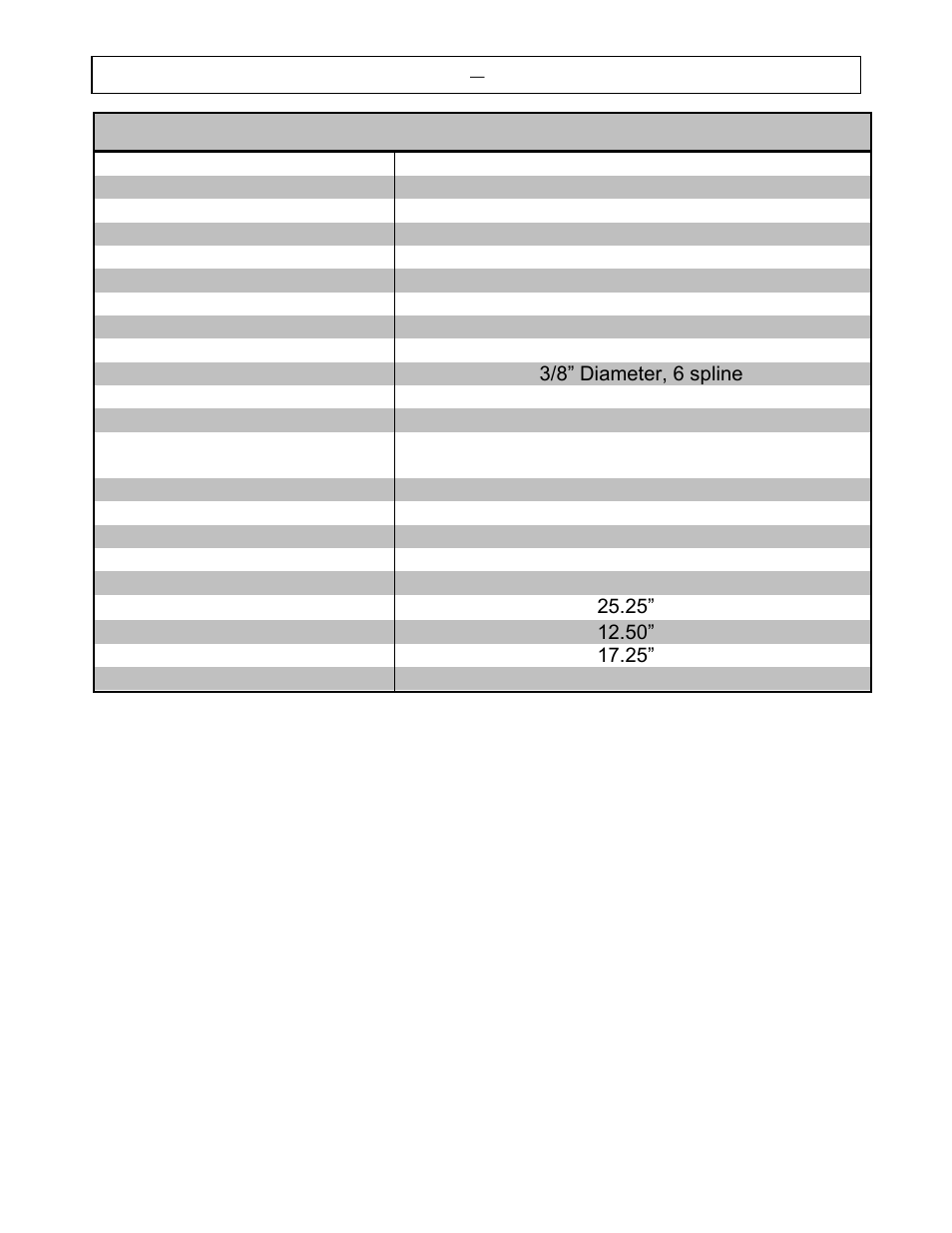 Specifications | North Star M165951C User Manual | Page 6 / 40