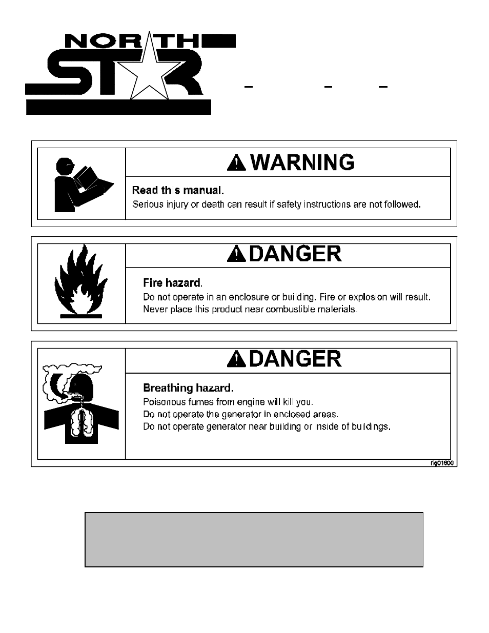 North Star 10000 PPG User Manual | 11 pages