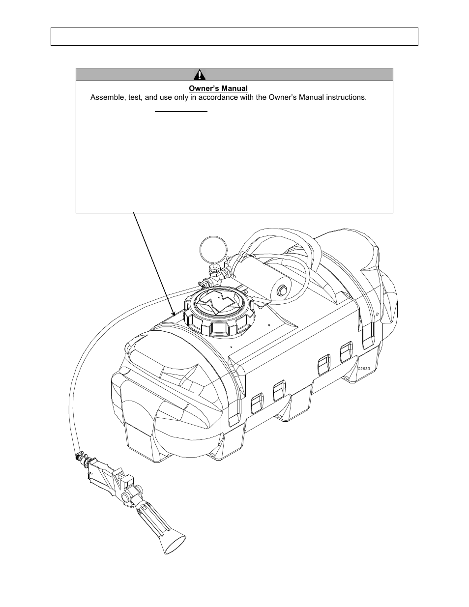 Warning label location, Warning | North Star M268180M User Manual | Page 7 / 34