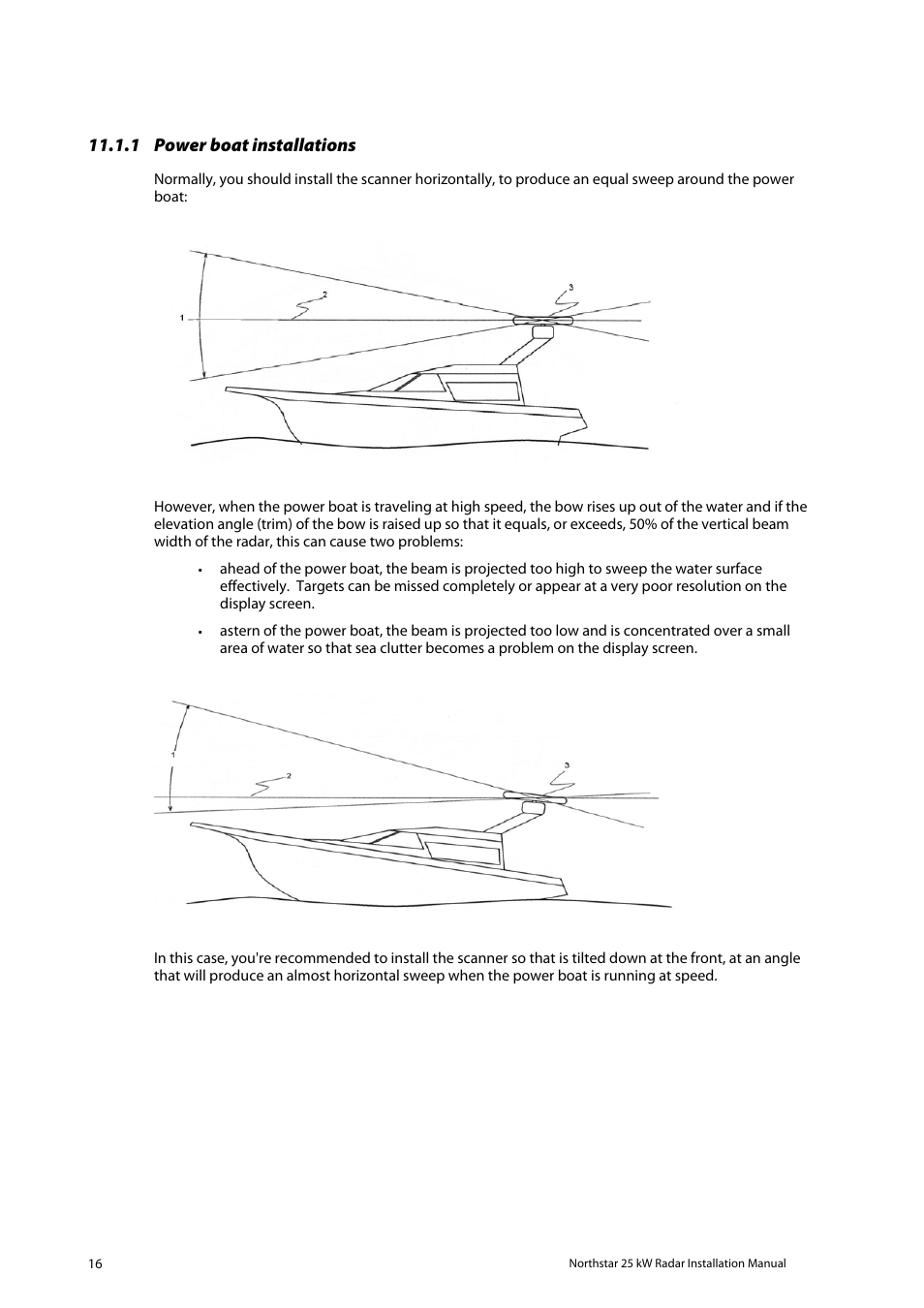 Power boat installations, 1 power boat installations | North Star 10 kW User Manual | Page 16 / 53