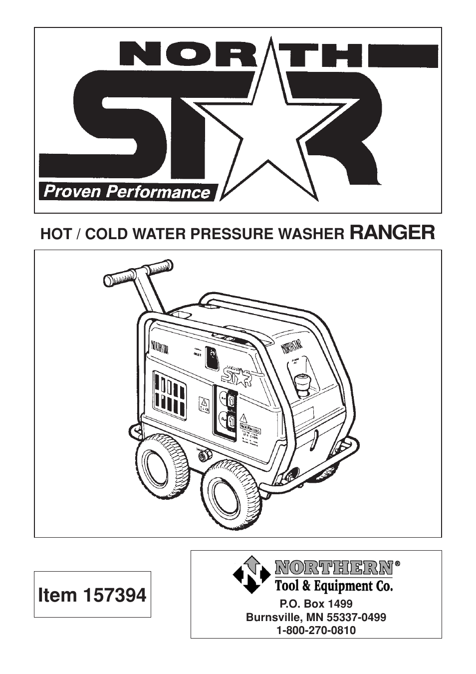 North Star 157394 User Manual | 18 pages