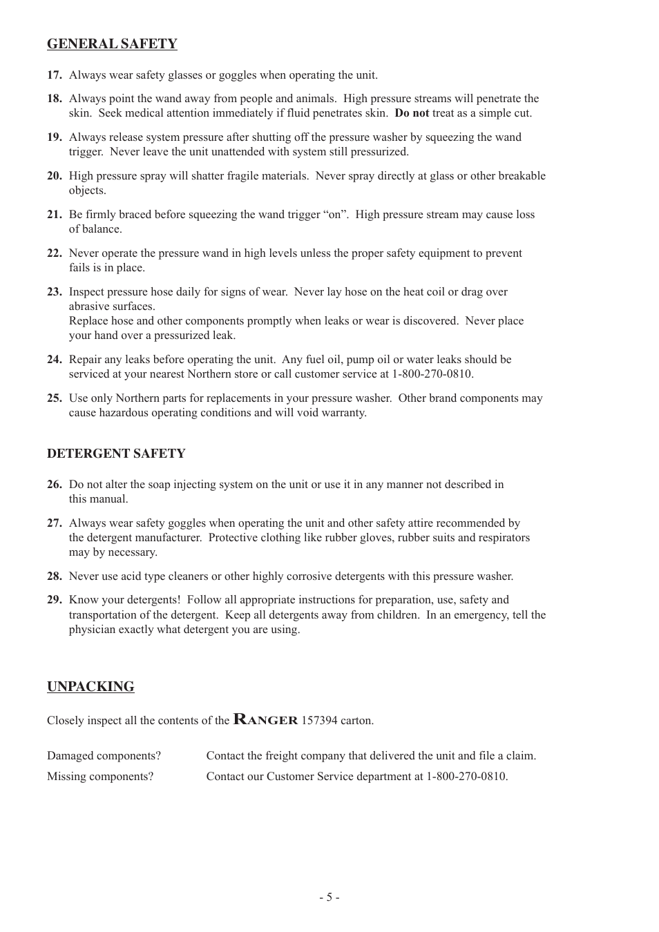North Star 157394 User Manual | Page 4 / 18