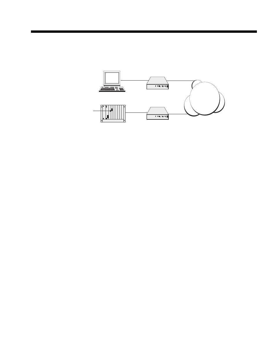 Remote via modem, Remote via modem, 2-3, Analog network | Network Equipment Technologies 500 User Manual | Page 15 / 38