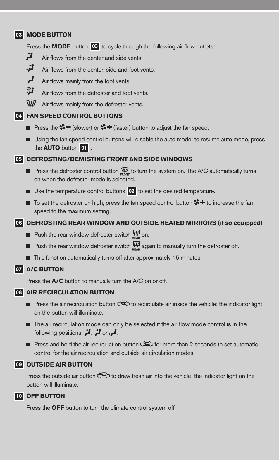 NISSAN 2010 Cube User Manual | Page 9 / 20