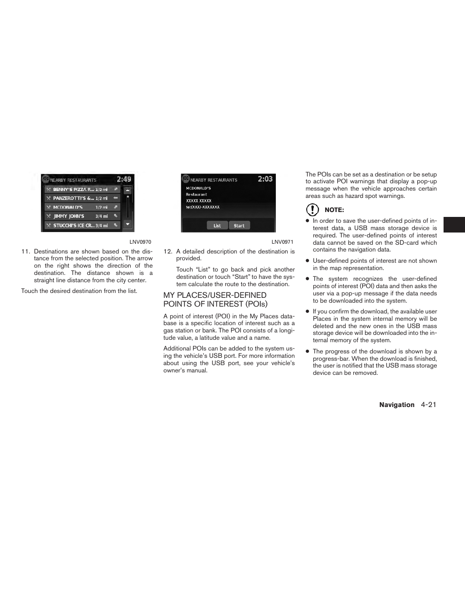 NISSAN 2011 Rogue User Manual | Page 49 / 82