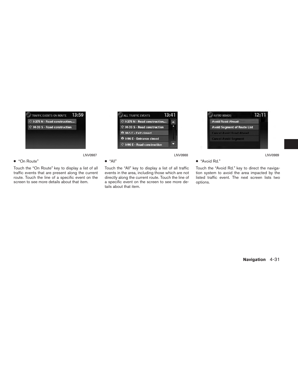NISSAN 2011 Rogue User Manual | Page 59 / 82