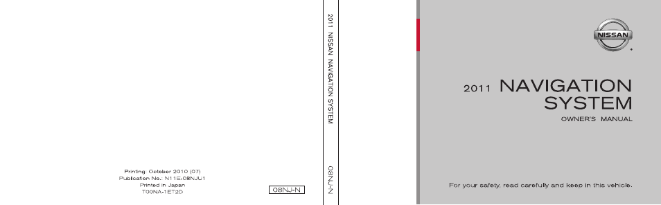NISSAN 2011 Maxima User Manual | 233 pages