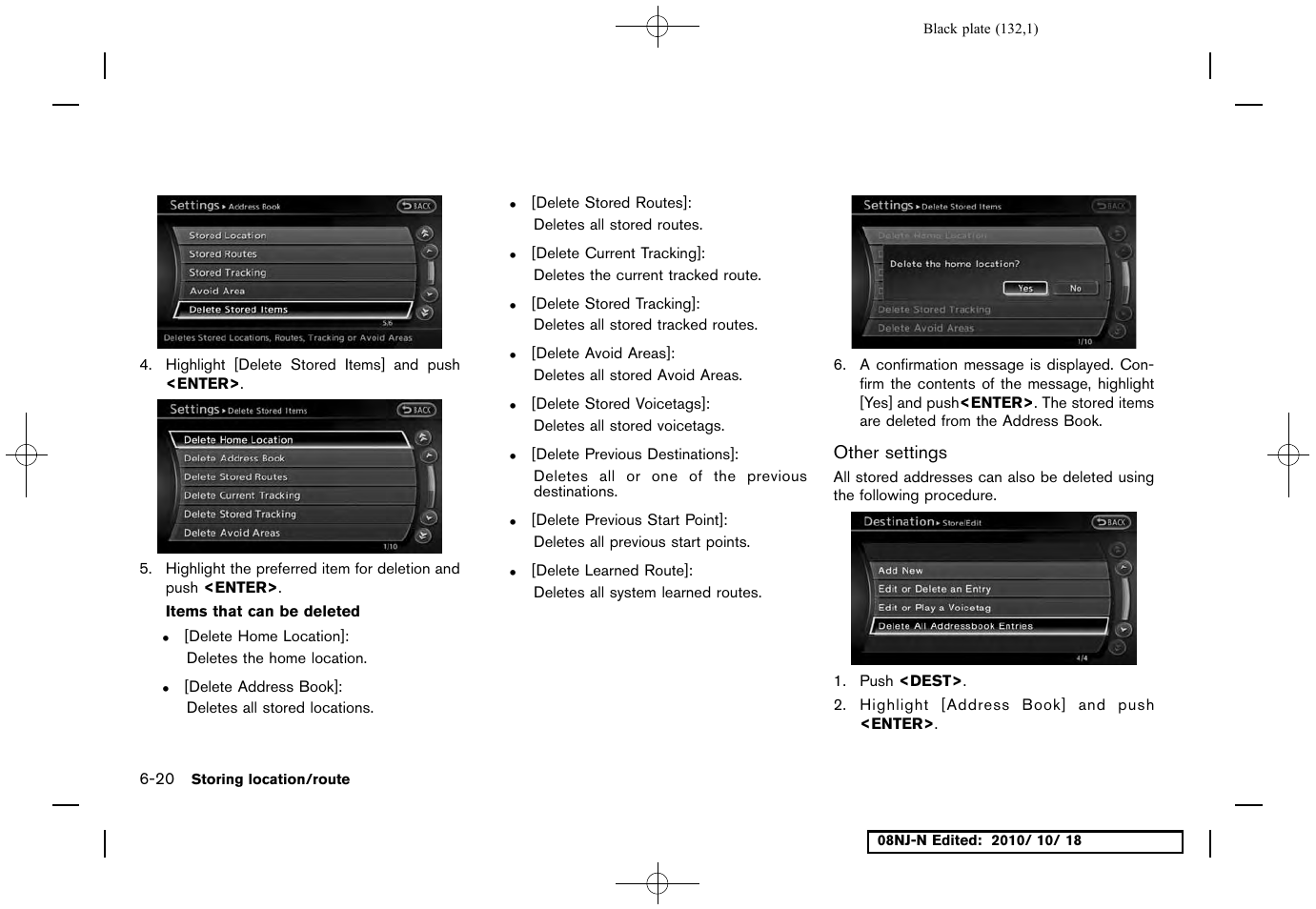 Other settings | NISSAN 2011 Maxima User Manual | Page 131 / 233