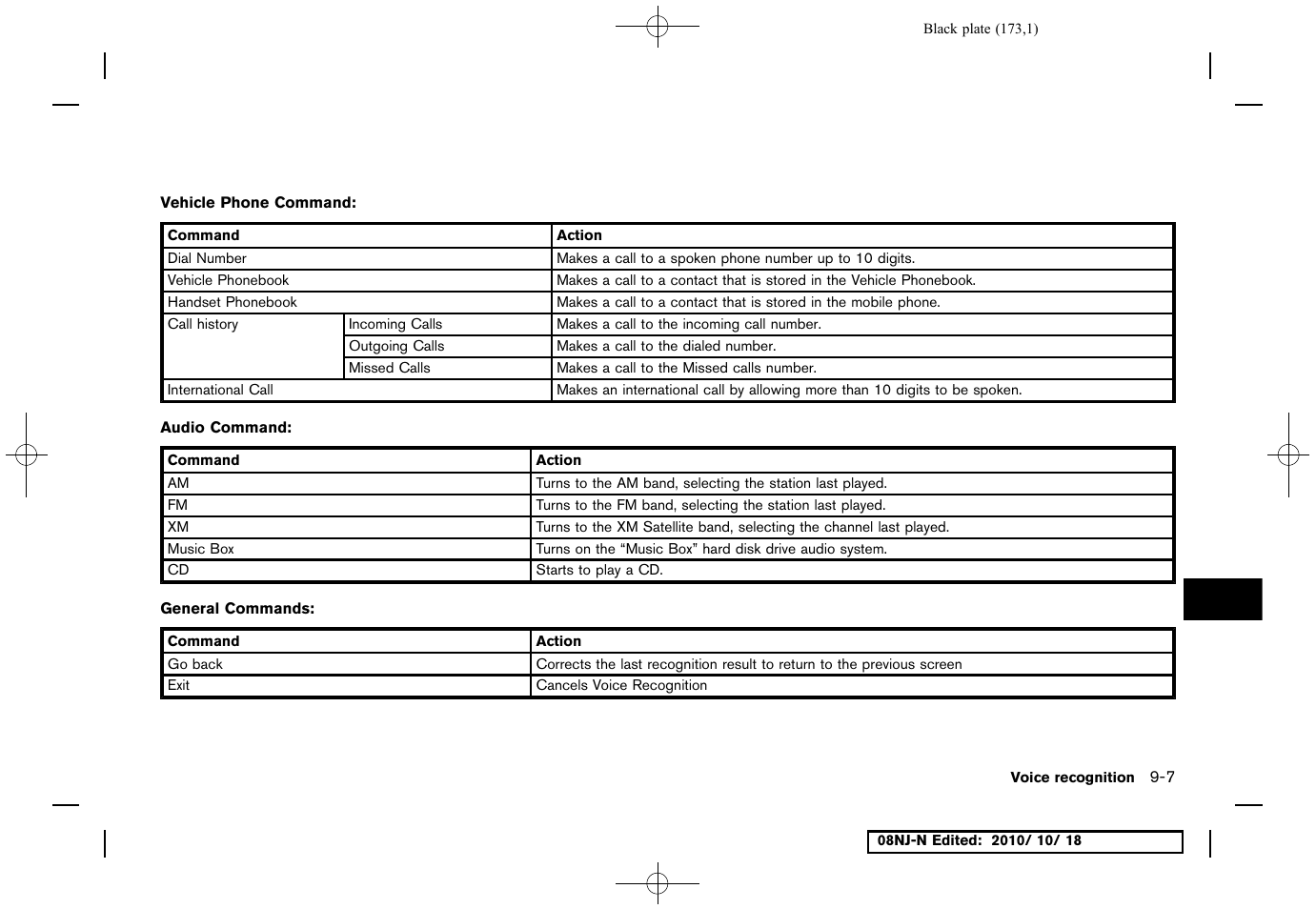 NISSAN 2011 Maxima User Manual | Page 172 / 233