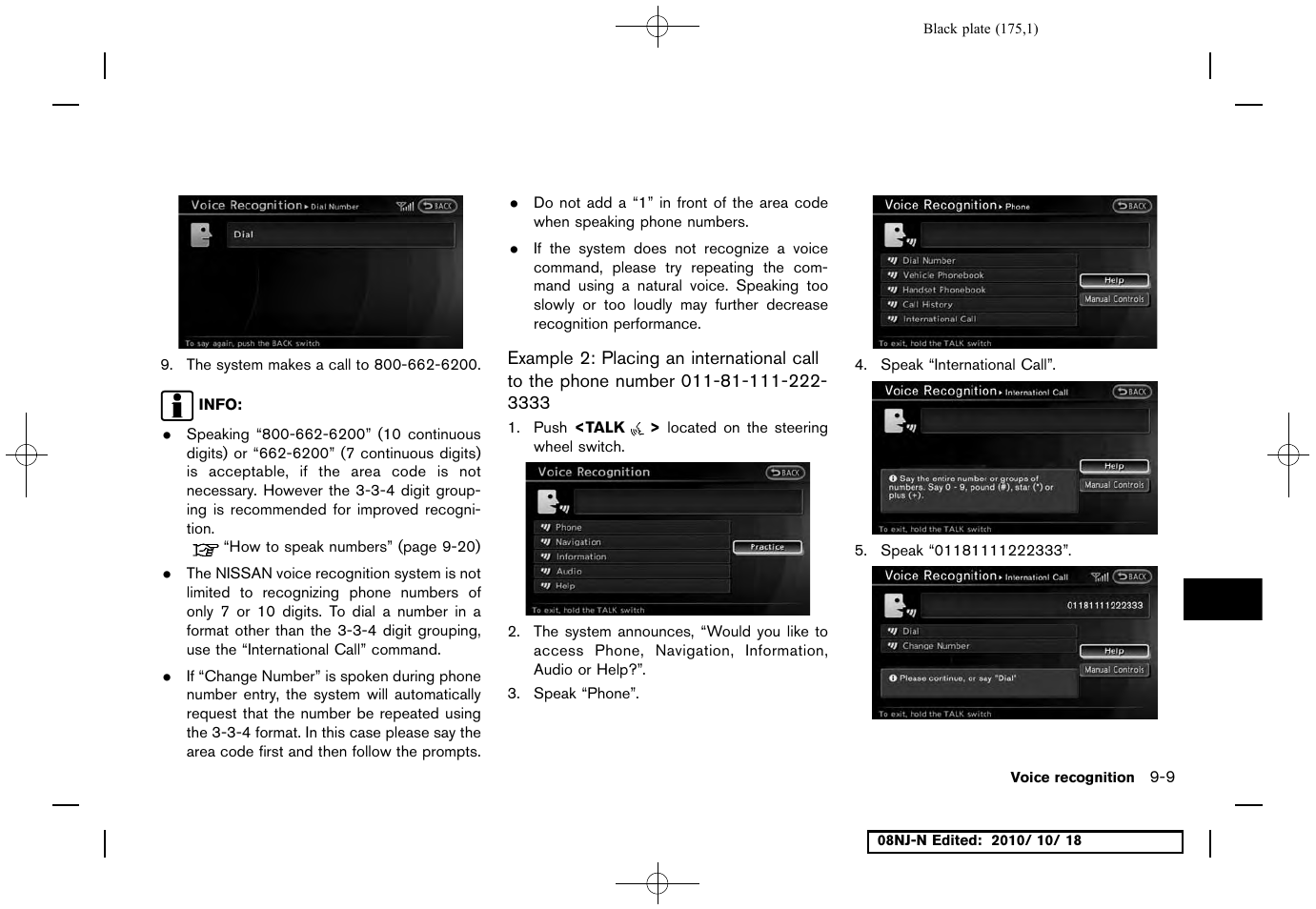 NISSAN 2011 Maxima User Manual | Page 174 / 233