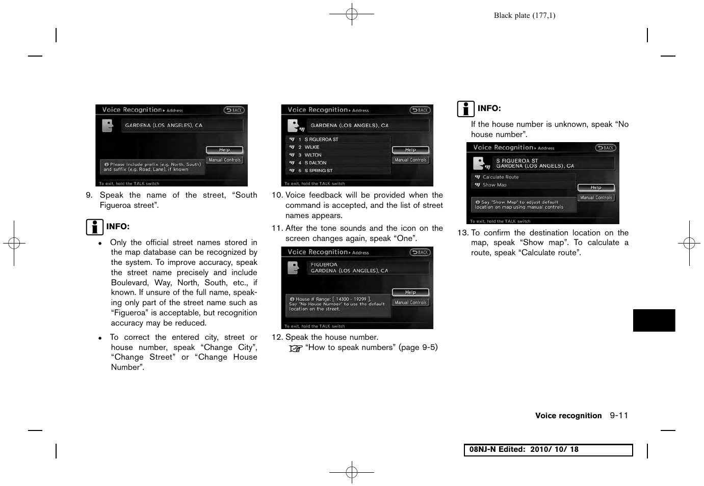 NISSAN 2011 Maxima User Manual | Page 176 / 233