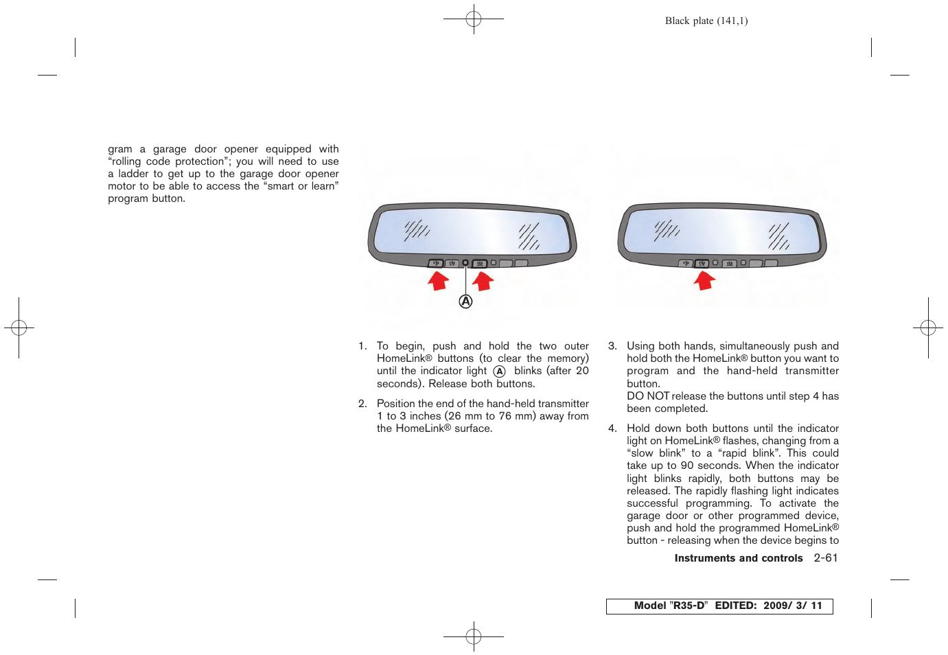 NISSAN 2010 GT-R Sports Sedan User Manual | Page 144 / 314