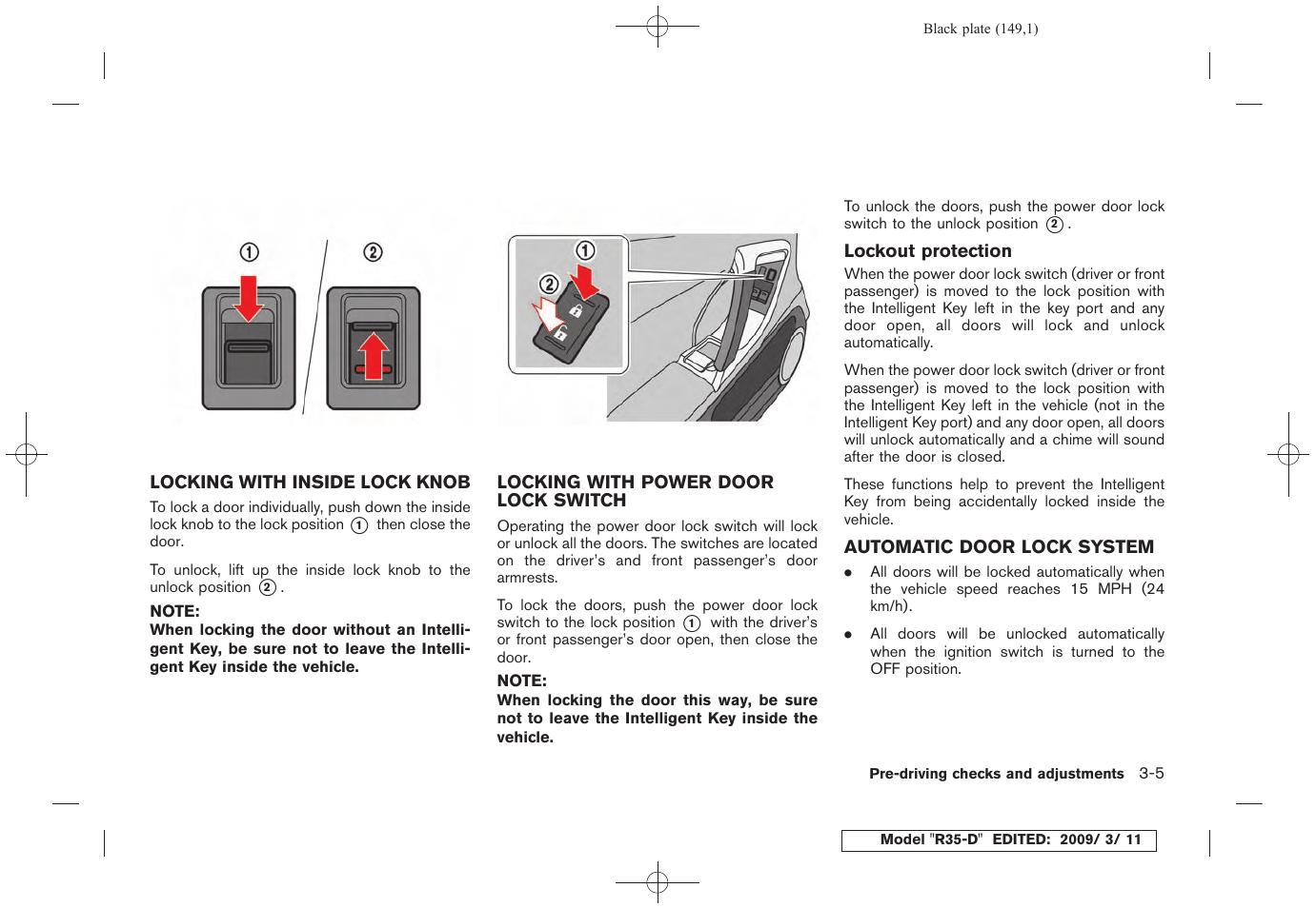 NISSAN 2010 GT-R Sports Sedan User Manual | Page 152 / 314