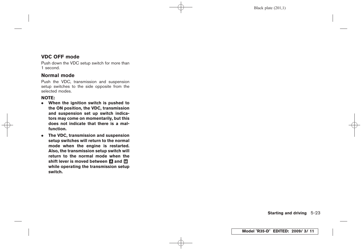 NISSAN 2010 GT-R Sports Sedan User Manual | Page 202 / 314