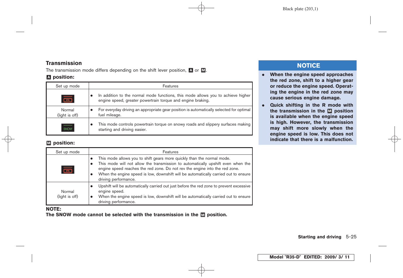 NISSAN 2010 GT-R Sports Sedan User Manual | Page 204 / 314