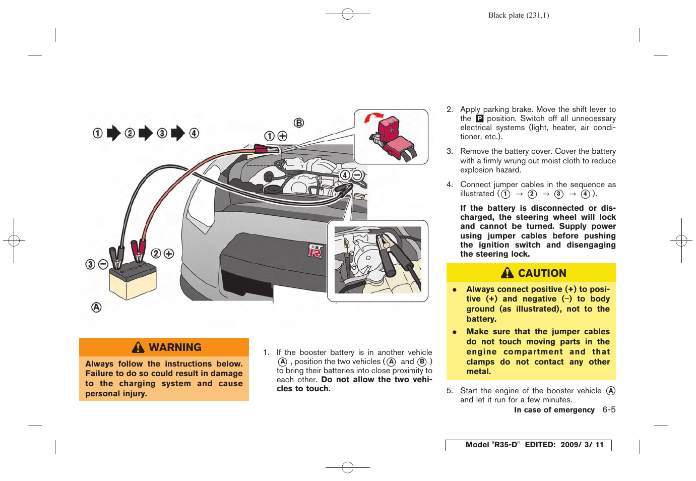 NISSAN 2010 GT-R Sports Sedan User Manual | Page 230 / 314