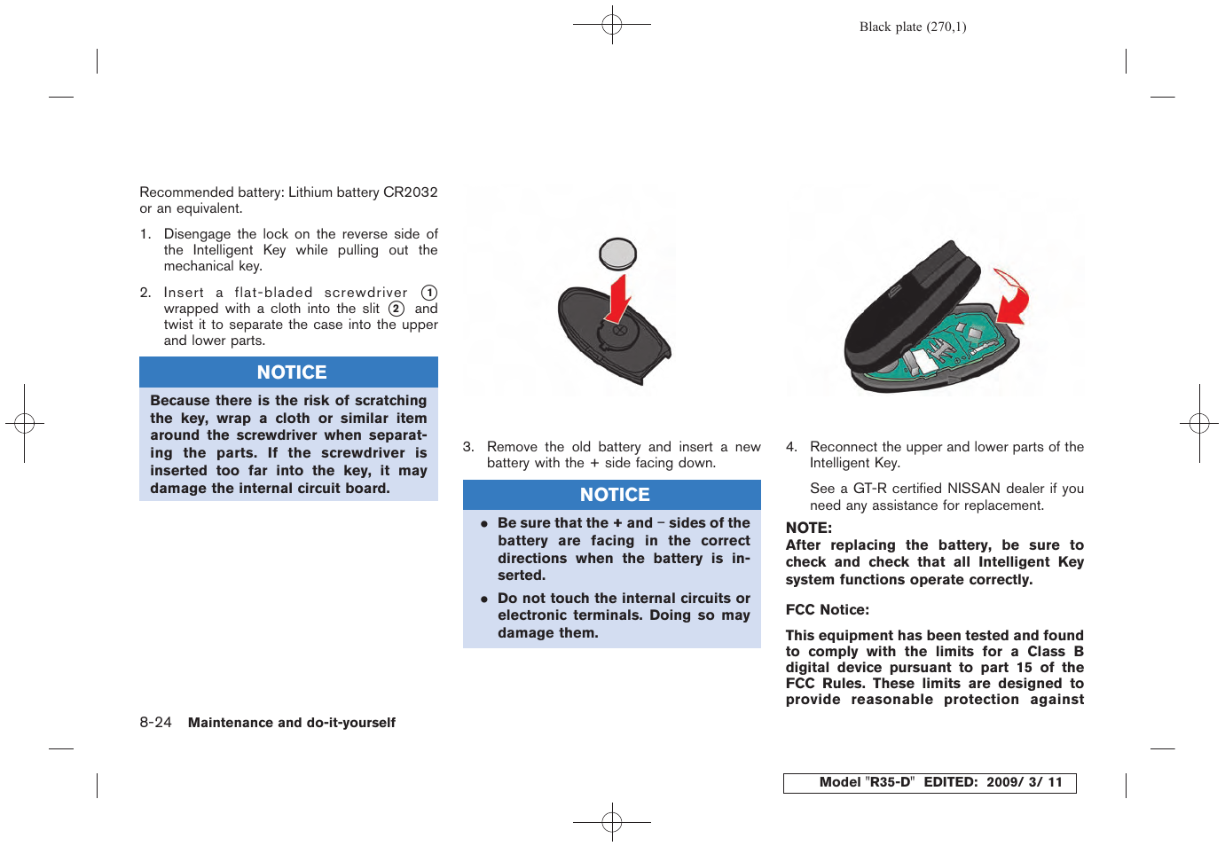 NISSAN 2010 GT-R Sports Sedan User Manual | Page 267 / 314