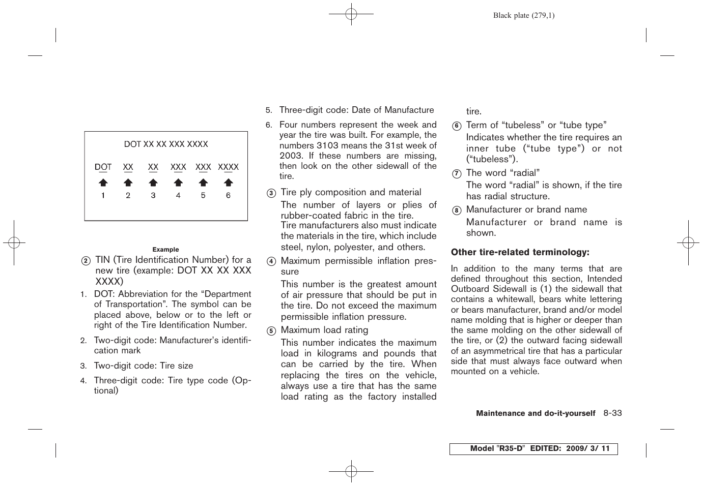 NISSAN 2010 GT-R Sports Sedan User Manual | Page 276 / 314