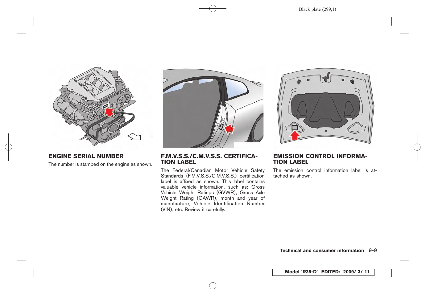 NISSAN 2010 GT-R Sports Sedan User Manual | Page 294 / 314