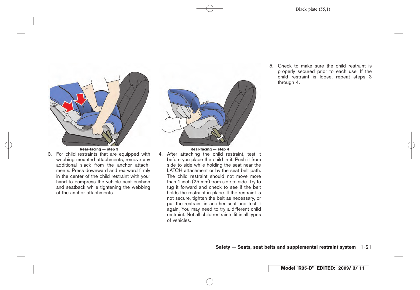 NISSAN 2010 GT-R Sports Sedan User Manual | Page 58 / 314