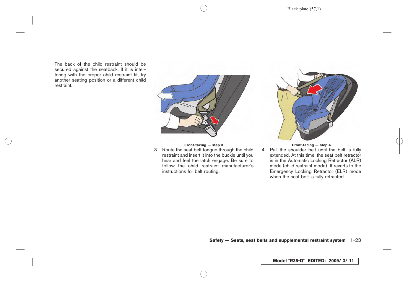 NISSAN 2010 GT-R Sports Sedan User Manual | Page 60 / 314