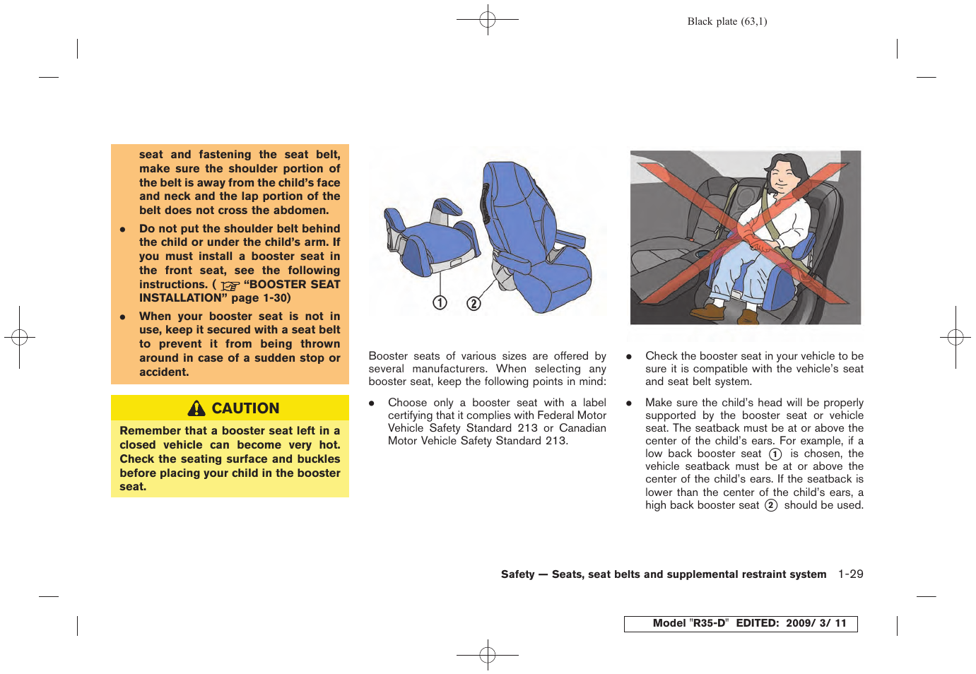 NISSAN 2010 GT-R Sports Sedan User Manual | Page 66 / 314